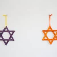 DIY Star of David Wall Ornament