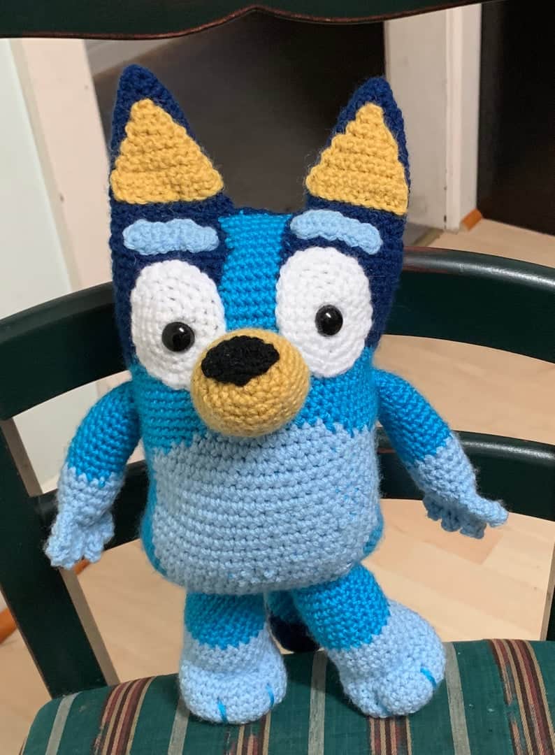 stuffed animal bluey