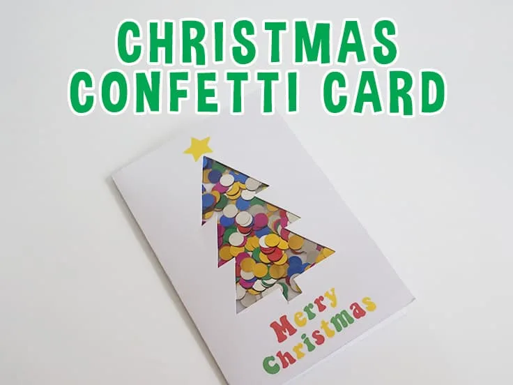 Confetti Christmas Card