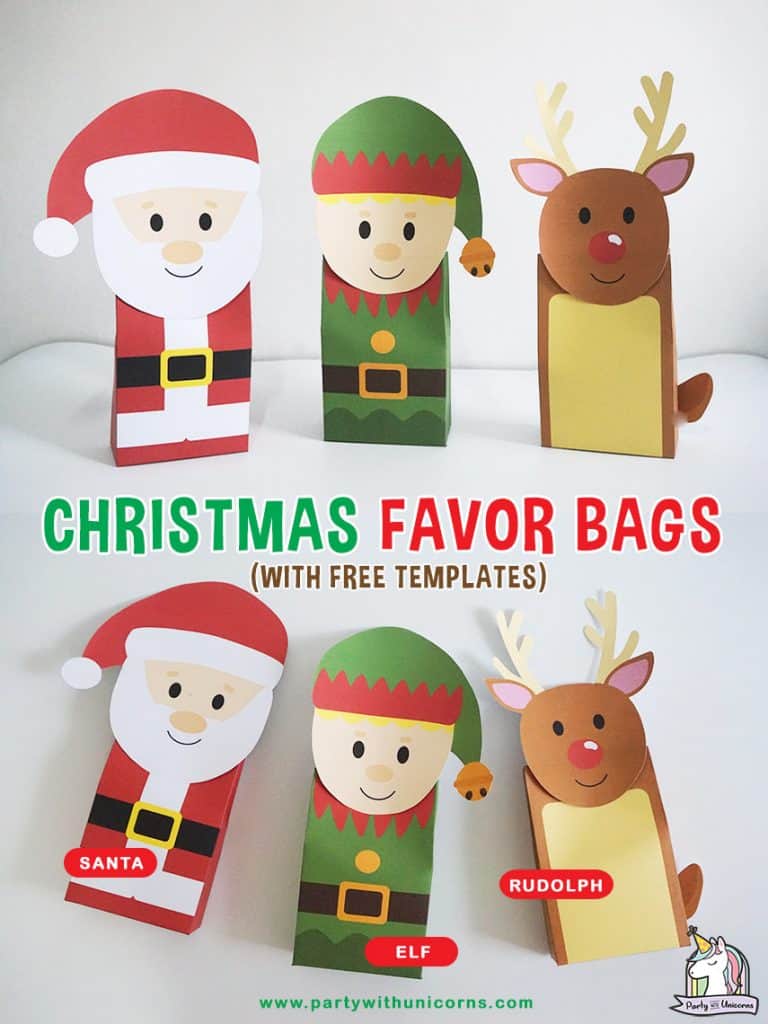 DIY Christmas Gift Bags Craft