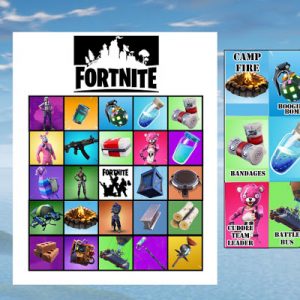 22 Free Fortnite Party Printables - Party with Unicorns