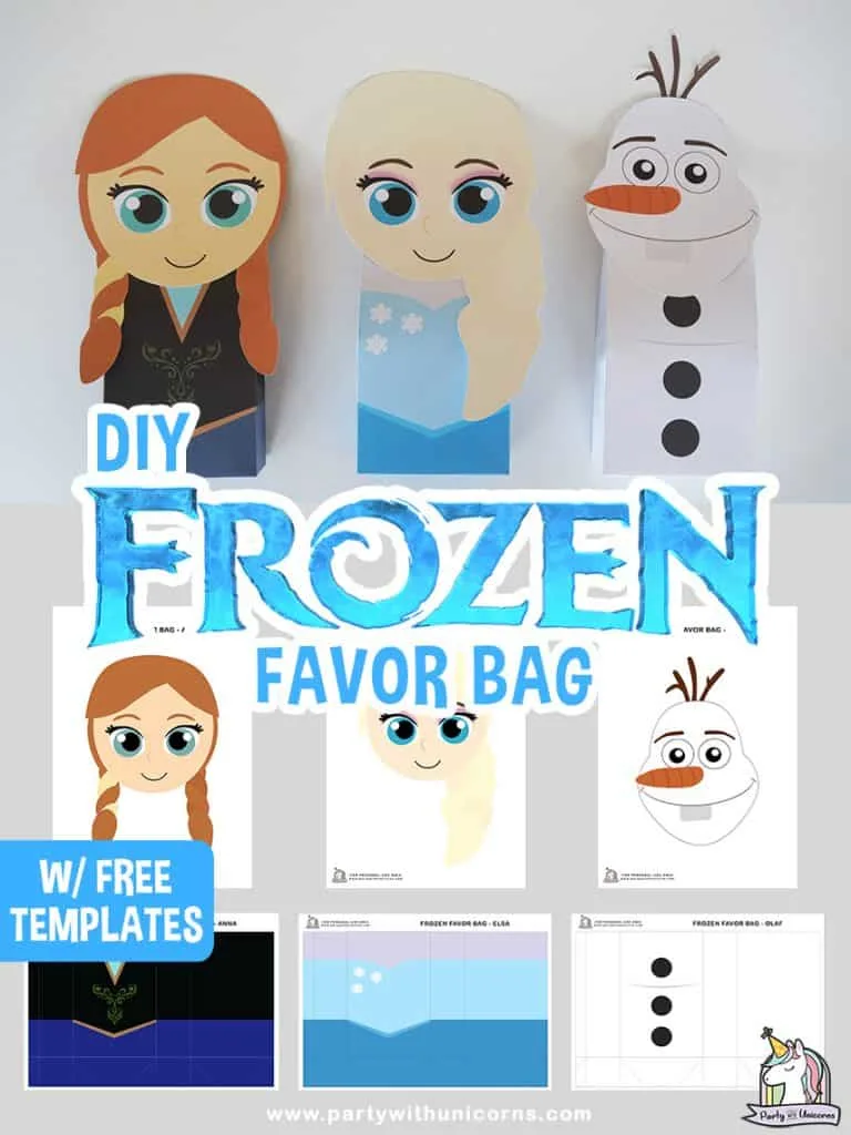 Frozen best sale favor bags