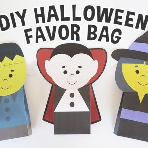 Halloween Favor Bag Templates