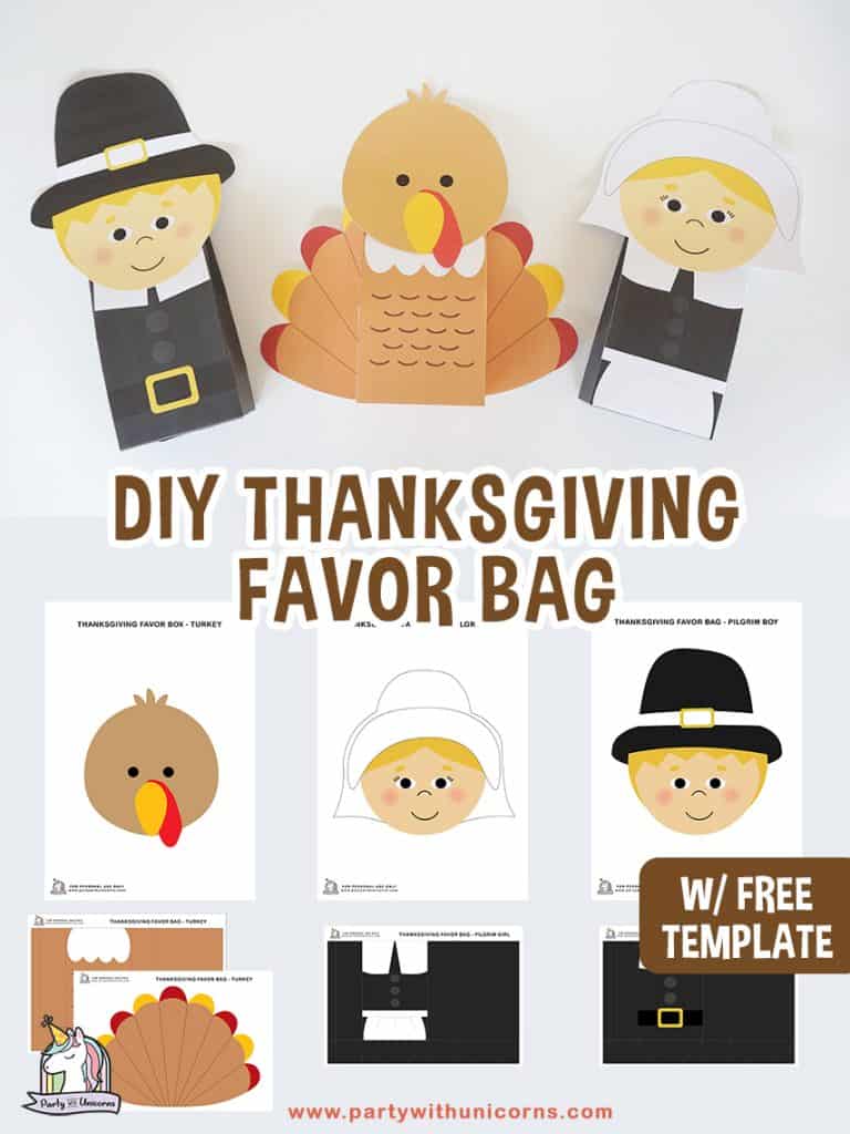 DIY Thanksgiving Favor Bags Craft