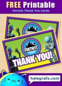 22 Free Fortnite Party Printables - Party with Unicorns