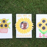 DIY Sunflower Greeting Cards