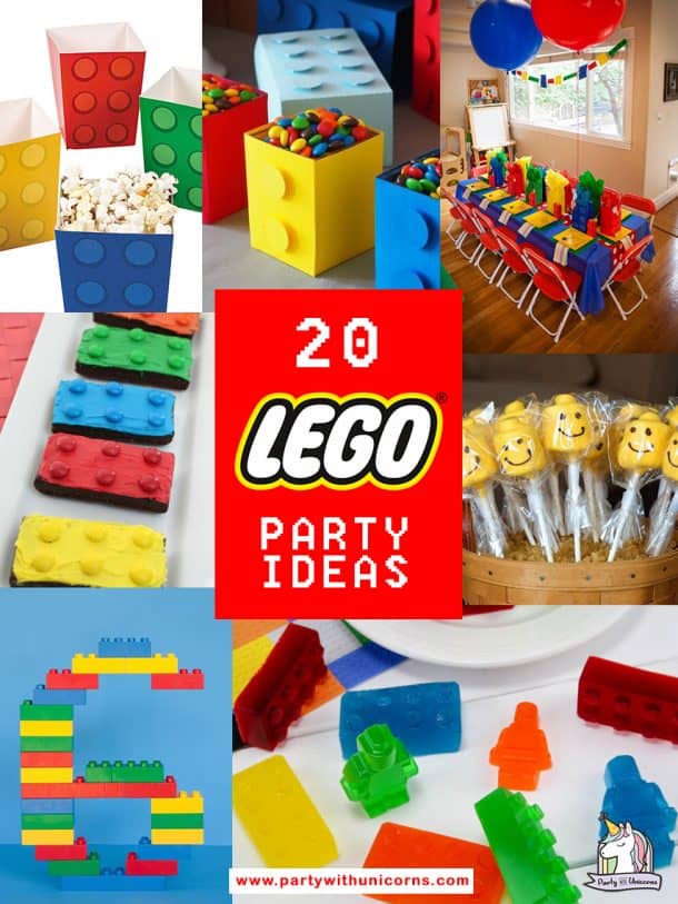 20 Fun Lego Party Ideas - Party with Unicorns