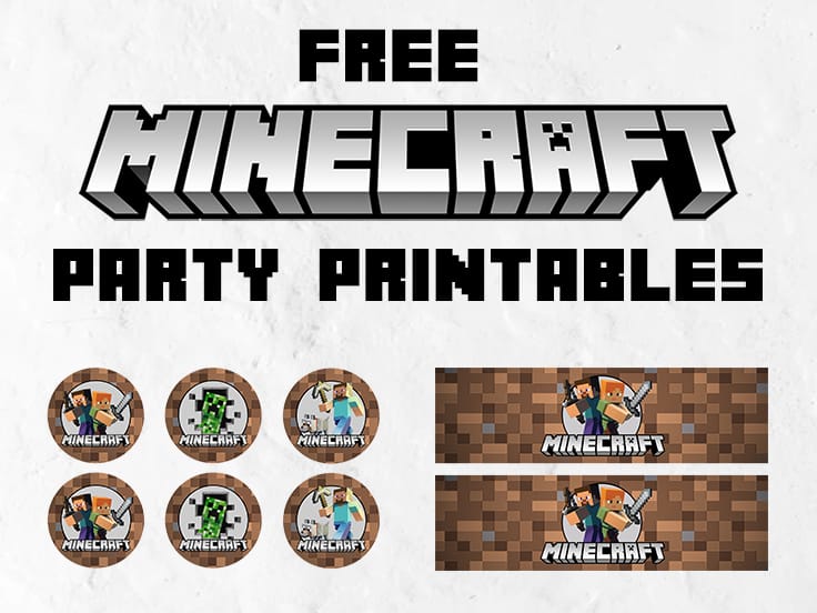 Minecraft Birthday Decoration: Ideas and Free Downloads 