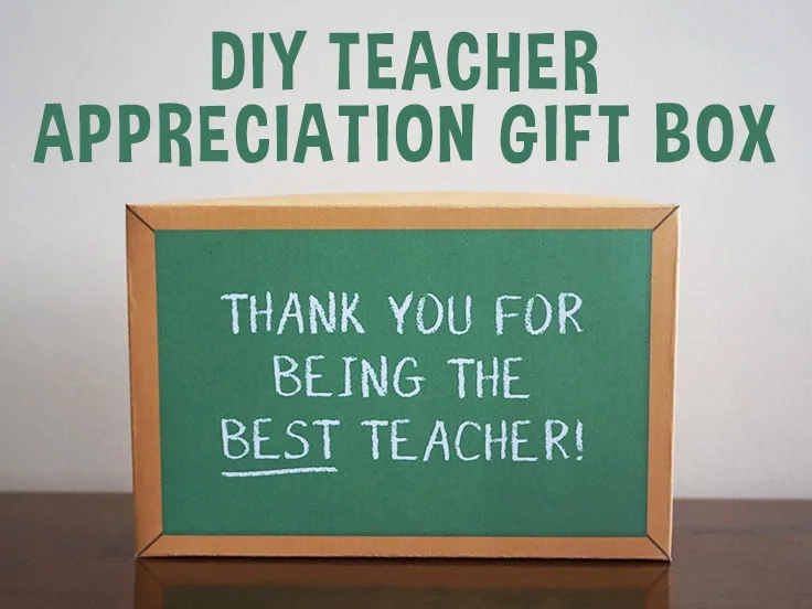 teacher appreciation Gift Box