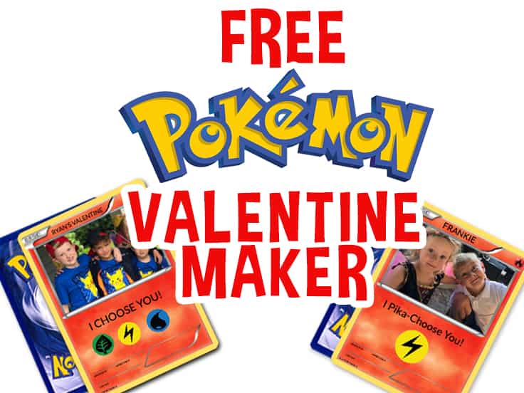 Personalized Pokemon Valentine Maker