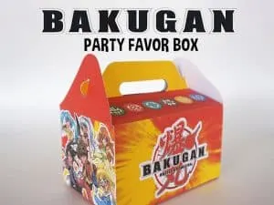 Bakugan Party Favor Box