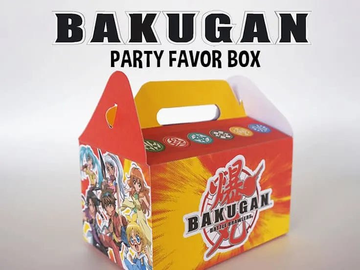 Bakugan Party Favor Box