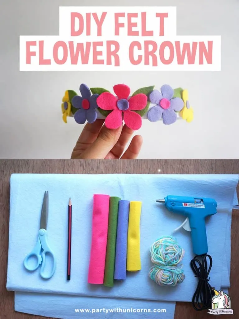 DIY Felt Flower Crown Craft. Follow our step by step instructions to make your own headband. 