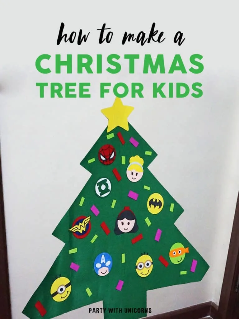 Felt Christmas Tree for Kids