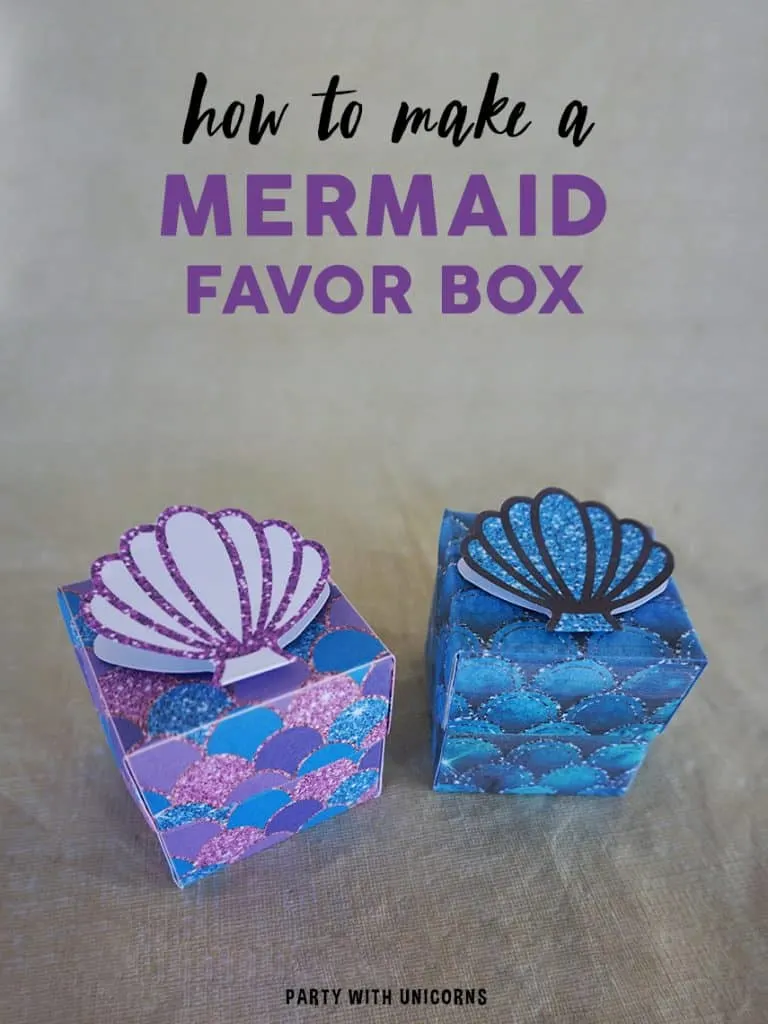 Mermaid Favor Box Craft