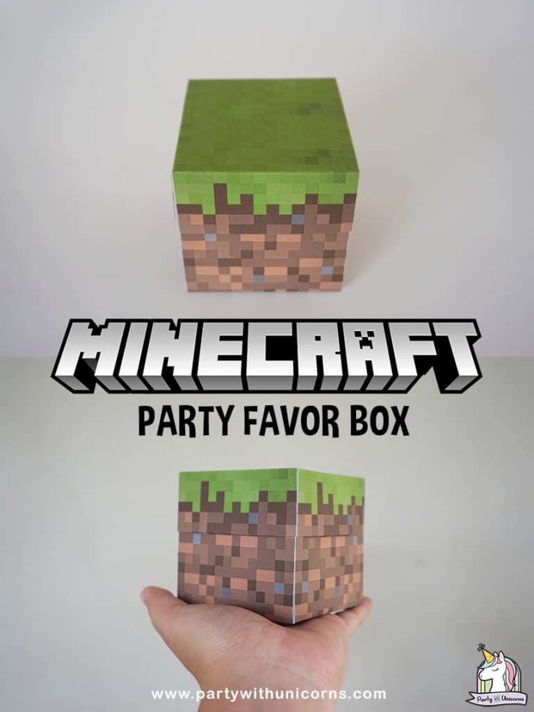 Minecraft Favor Box