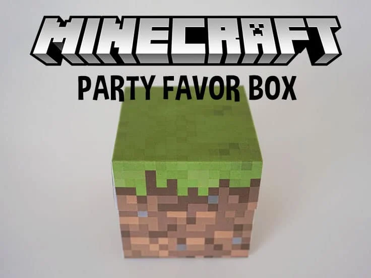 free minecraft party printables