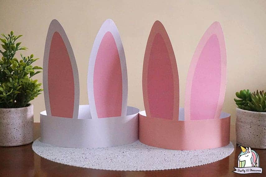 Easter Bunny Ears Headband Craft For Kids