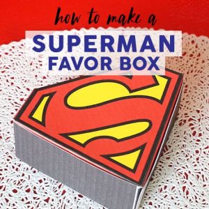 Superman Favor Box
