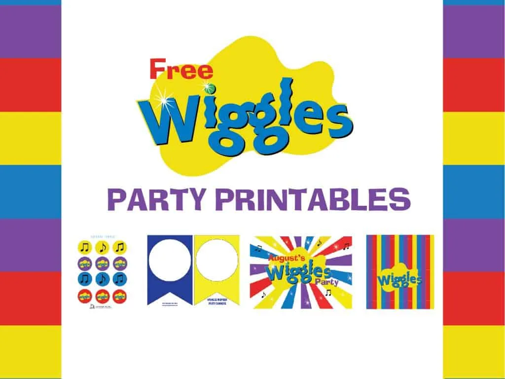 WIGGLES PARTY PRINTABLES