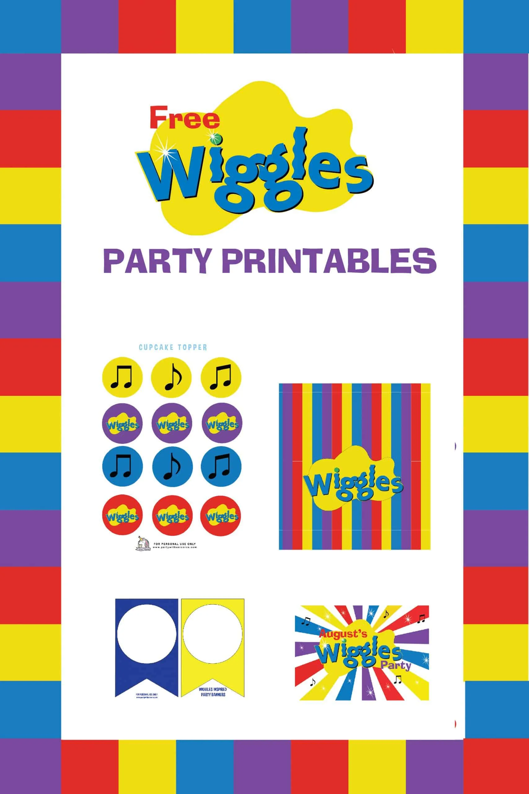 Wiggles Party Printables