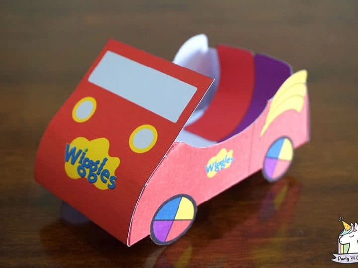 Wiggles Big Red Car Party Favor - the wiggles roblox big red car