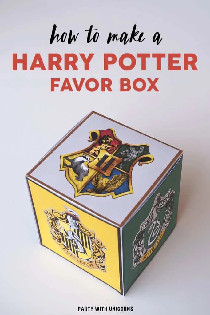 Harry Potter Favor Box- Free Download 