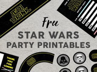 Star Wars Favor Bags - Free Download - Party with Unicorns