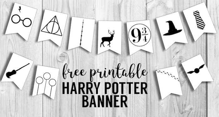 30 free harry potter printables crafts party decor games and more