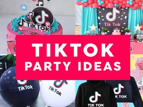 TikTok Party Favor Box - Free Template - Party with Unicorns