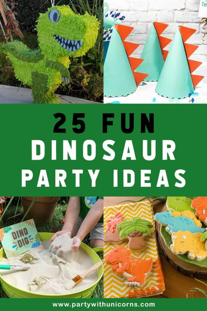 dinosaur themed birthday party games