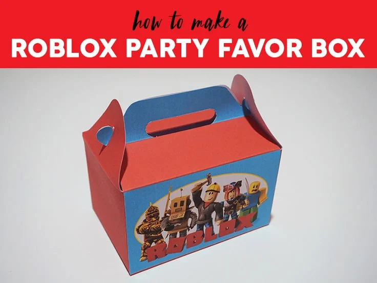 Roblox Party Favor Box