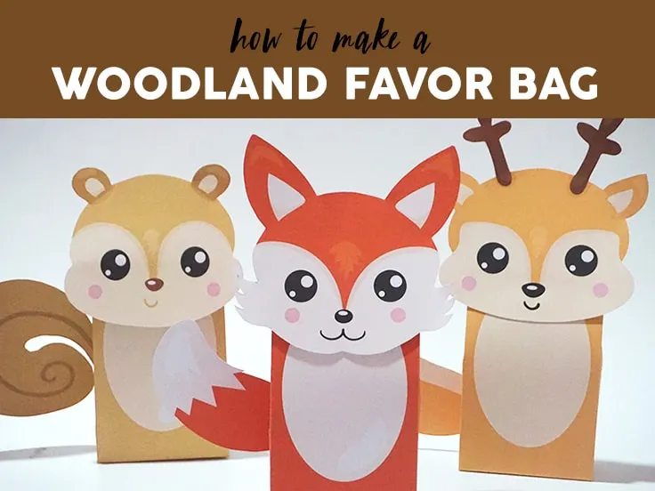 Woodland Favor Bags