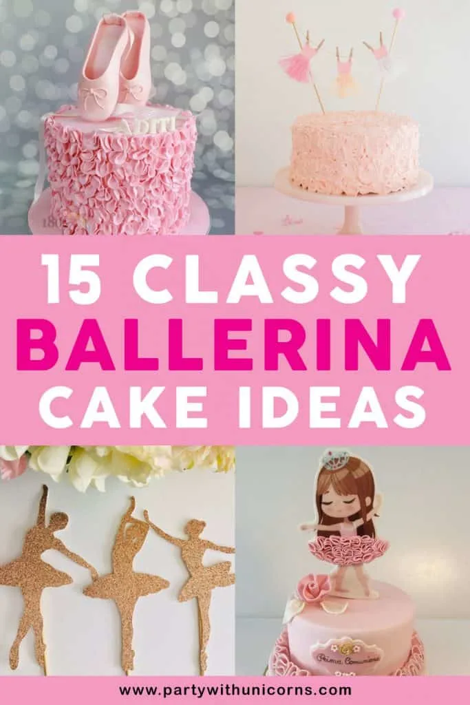 DIY FLower Ballerina Cake Kit | Ballet Cake Topper | Ballet Party Cake