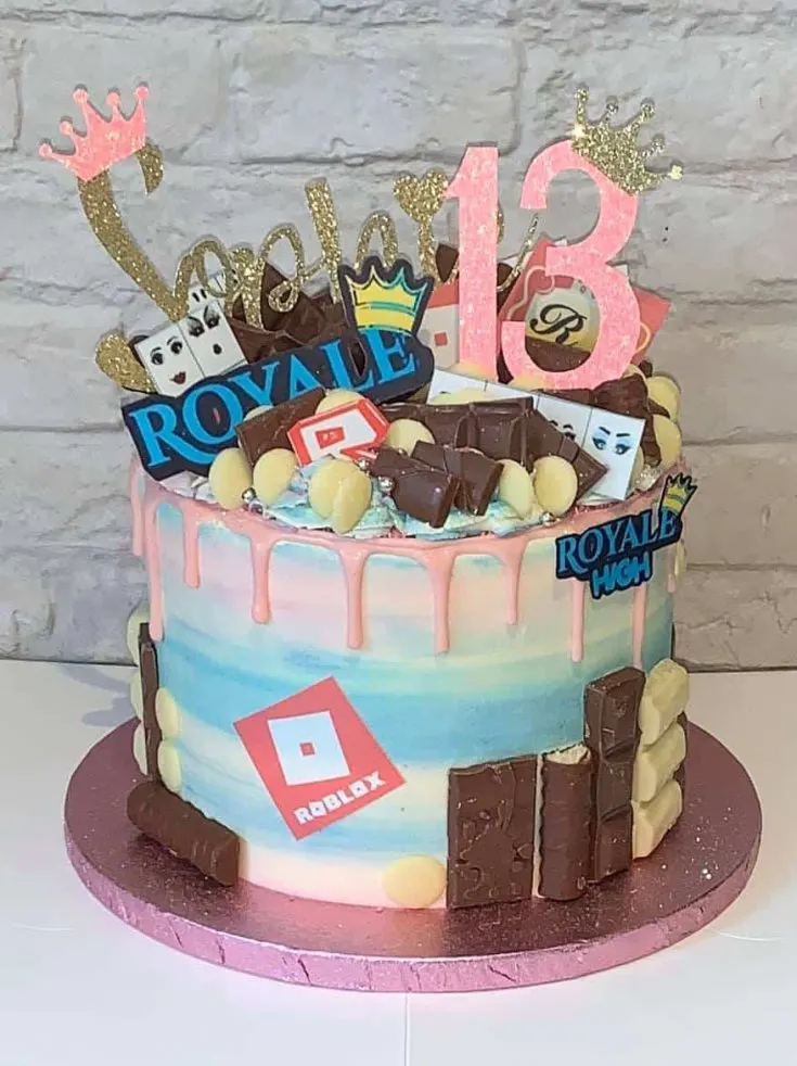 26 Roblox Cake Ideas Recipes Tutorials Tips And Supplies - birthday cake roblox girl