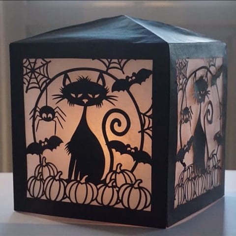 DIY Paper Lanterns for Halloween