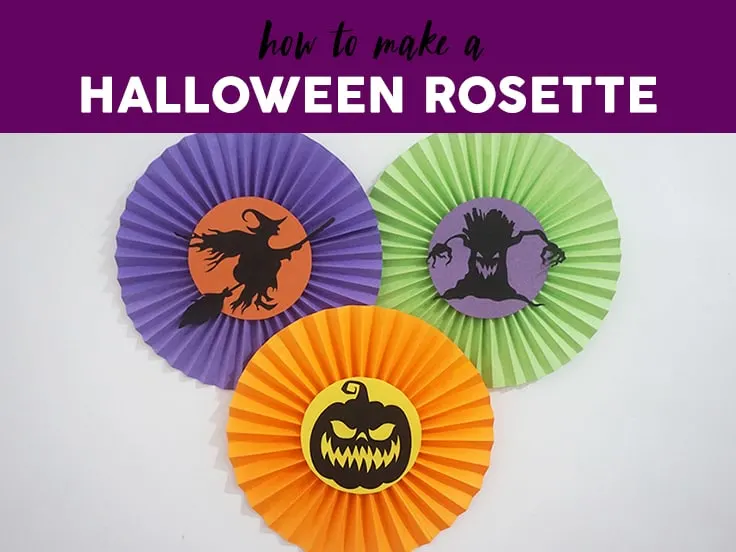 Halloween Rosette Craft