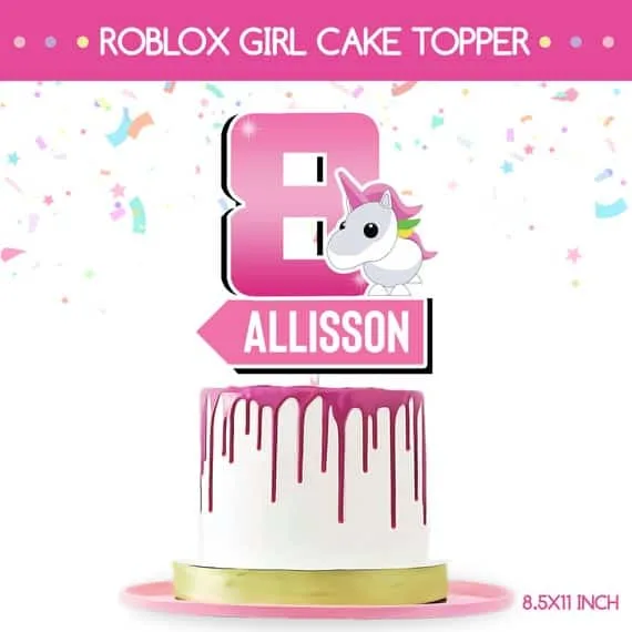 26 Roblox Cake Ideas Recipes Tutorials Tips And Supplies - easy roblox cake girl