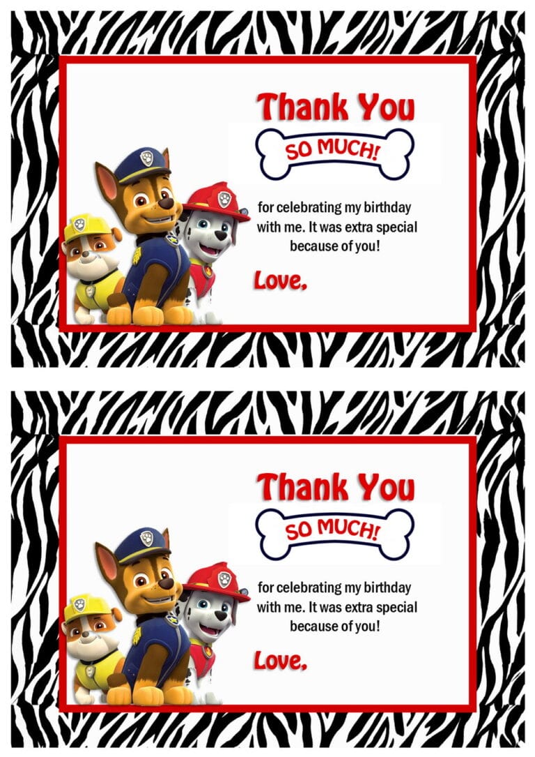 Paw Patrol Party Printables - Party with Unicorns
