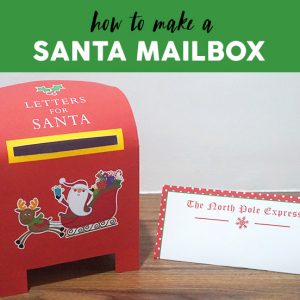 Printable Santa Mailbox