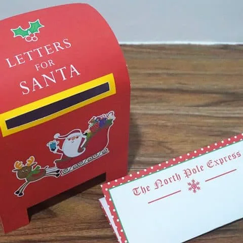 DIY Santa Mailbox