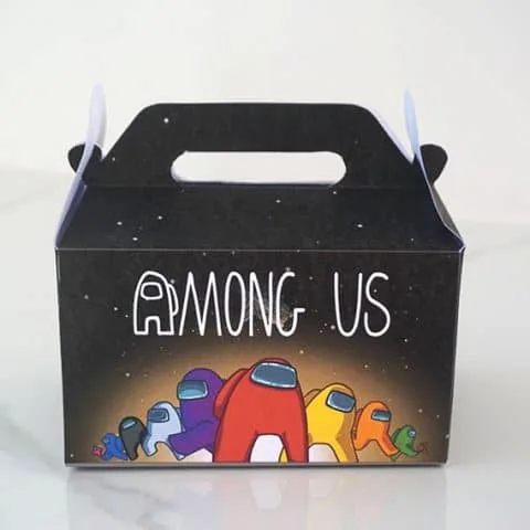 DIY Among Us Party Favor Box