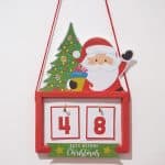 DIY Christmas Countdown Craft - Printable Template - Party with Unicorns