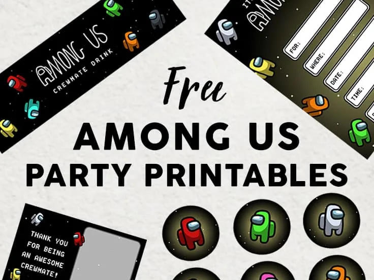Among Us Party Printables
