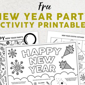 New Years Activity Printables