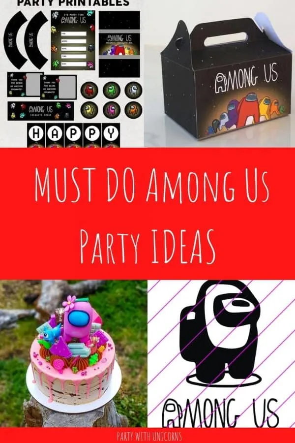 Among Us Party Ideas Decorations, Games, Favors & More