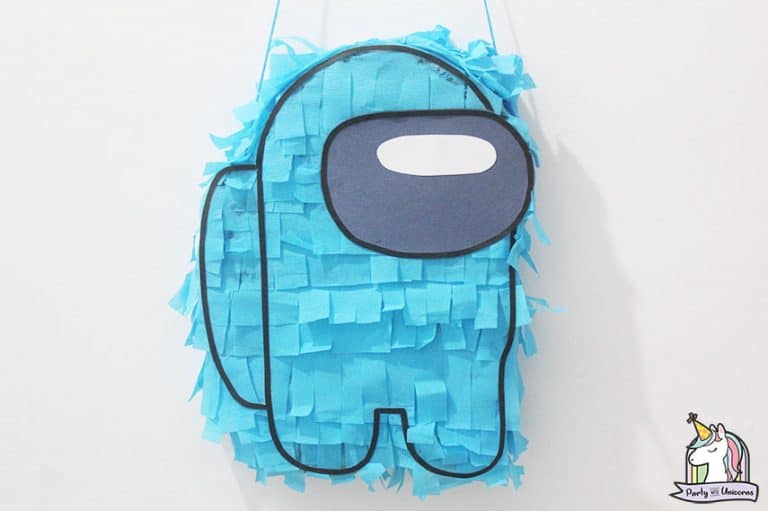 How to Make an Among Us Party Piñata with Printable Pattern