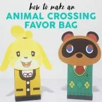 Animal Crossing Favor Bag image