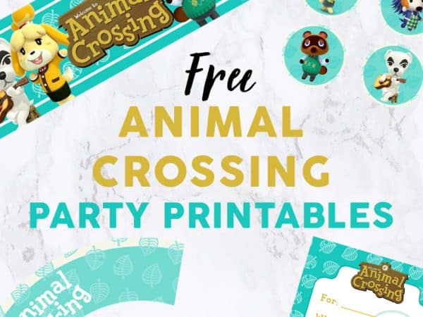 Animal Crossing Party Featured Image - Party Printables image