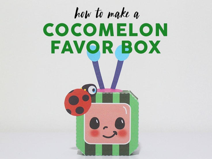 Cocomelon Favor Box image